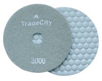 Алмазные гибкие шлифовальные круги Hexagon MR Pads 7-STEP №3000 100D