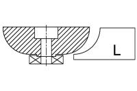 Профильная фреза сегментная гранит L30 (L40)